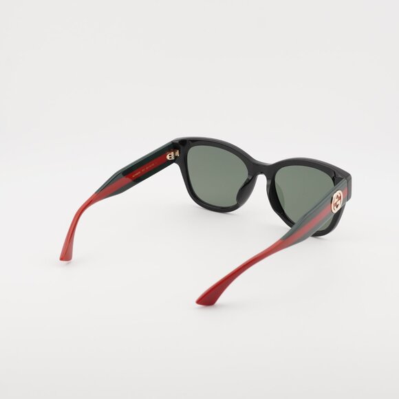 Gucci GG1866SK 001 Sunglasses Black Square Frame, Grey Lenses main image 7